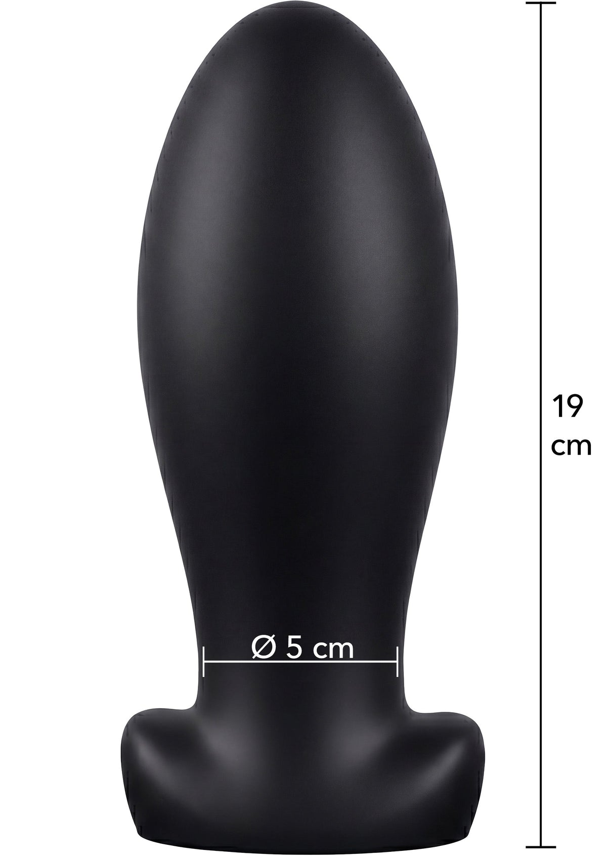 Heavy Anal Stretcher Plug XL nero